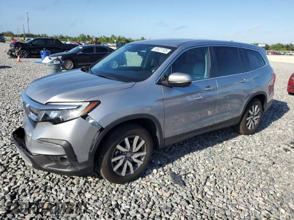 2022 Honda Pilot EX-L with VIN 5FNYF5H55NB036919, listed as a Copart auction lot 65321105 with 46,290 mi miles and Non repairable. Bid and sale history available at DreamBid. Image 1.