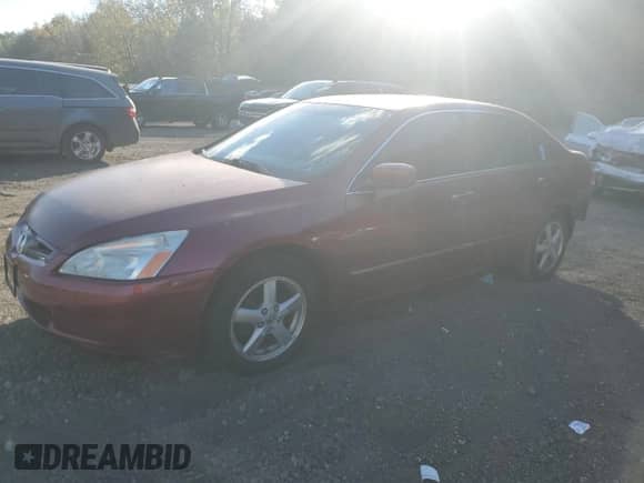 2003 Honda Accord EX with VIN 1HGCM56643A070191, listed as a Copart auction lot 86272655 with 207,091 mi miles and Salvage title. Bid and sale history available at DreamBid. Image 1.