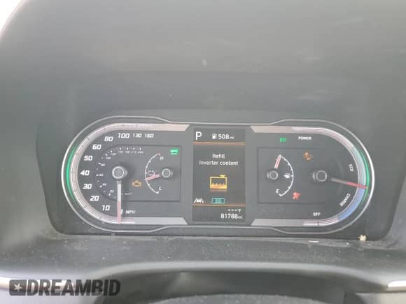 2022 Hyundai Tucson Blue with VIN KM8JBCA17NU020149, listed as a Copart auction lot 83856095 with 81,788 mi miles and Salvage title. Bid and sale history available at DreamBid. Image 9.