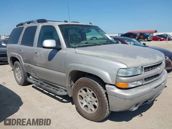 2005 Chevrolet Tahoe Police with VIN 1GNEC13Z55R227725, listed as a IAAI auction lot 42857655 with 252,733 mi miles and . Bid and sale history available at DreamBid. Image 1.