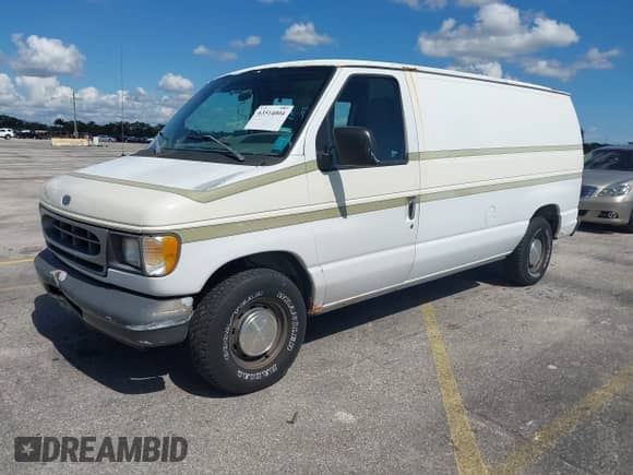 1998 Ford Econoline Cargo с VIN 1FTRE1428WHB49258, выставлен на аукционе IAAI как лот 43514004 с пробегом 229 779 миль миль и . История ставок и продаж доступна на DreamBid. Изображение 2.