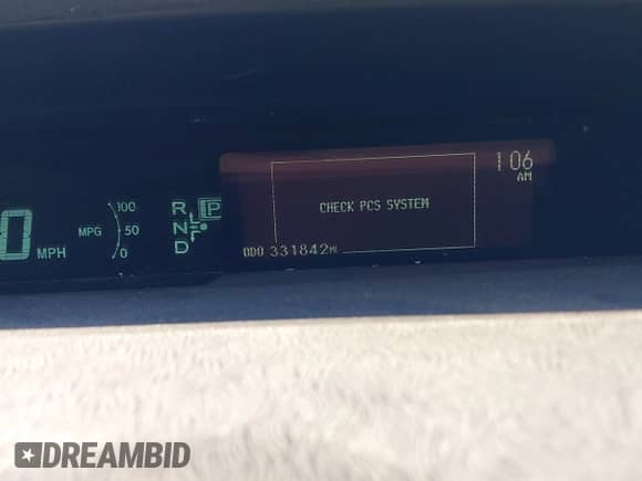 2013 Toyota Prius One with VIN JTDKN3DU9D1640040, listed as a IAAI auction lot 41393648 with 331,842 mi miles and . Bid and sale history available at DreamBid. Image 7.