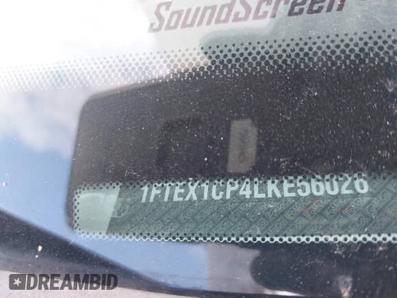 2020 Ford F-150 XL with VIN 1FTEX1CP4LKE56026, listed as a IAAI auction lot 41196057 with 92,828 mi miles and . Bid and sale history available at DreamBid. Image 9.