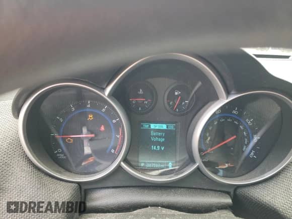 2016 Chevrolet Cruze ECO с VIN 1G1PJ5SB5G7109913, выставлен на аукционе Copart как лот 59171235 с пробегом 87 593 миль миль и Списание • Salvage title. История ставок и продаж доступна на DreamBid. Изображение 9.