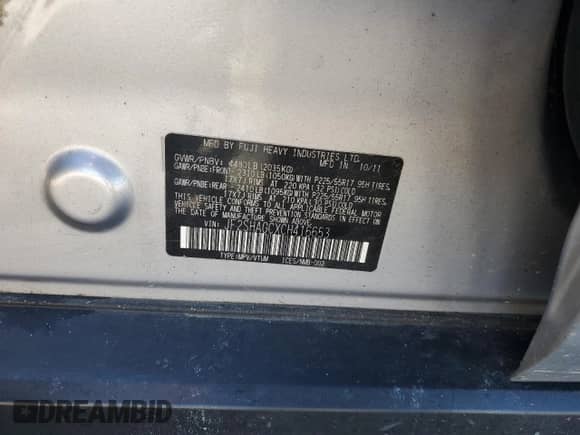 2012 Subaru Forester X Touring z VIN JF2SHAGCXCH416653, wystawiony jako Copart lot #86635635 z przebiegiem Nie podano mil oraz Szkoda całkowita • Salvage title. Historia ofert i sprzedaży dostępna na DreamBid. Obrazek 13.