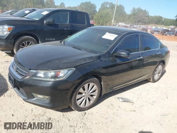 2014 Honda Accord EX-L with VIN 1HGCR2F81EA042224, listed as a IAAI auction lot 43349863 with 225,396 mi miles and . Bid and sale history available at DreamBid. Image 2.