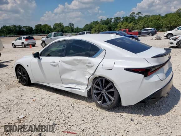 2024 Lexus IS 350 F Sport z VIN JTHBZ1B25R5072071, wystawiony jako Copart lot #67778385 z przebiegiem 23 734 mil mil oraz Czysty tytuł • Clean title. Historia ofert i sprzedaży dostępna na DreamBid. Obrazek 2.