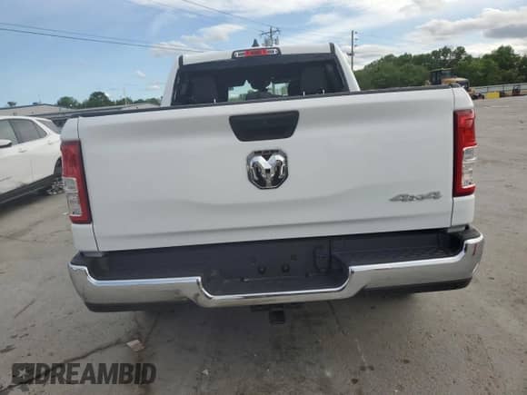 2023 Ram 1500 Tradesman с VIN 1C6SRFGT1PN696163, выставлен на аукционе Copart как лот 54166115 с пробегом 5 931 миль миль и Списание • Salvage title. История ставок и продаж доступна на DreamBid. Изображение 6.