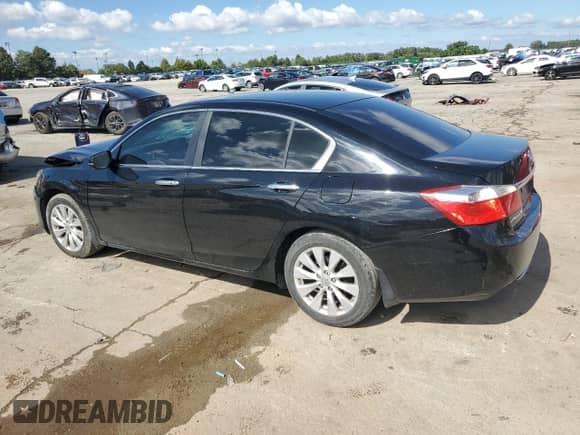2013 Honda Accord EX with VIN 1HGCR2F75DA111597, listed as a Copart auction lot 82061945 with 213,933 mi miles and Salvage title. Bid and sale history available at DreamBid. Image 2.