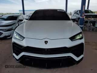 2020 Lamborghini Urus with VIN ZPBUA1ZL6LLA09928, listed as a Copart auction lot 58558635 with 18,349 mi miles and Salvage title. Bid and sale history available at DreamBid. Image 5.