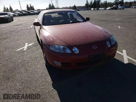 1995 Lexus SC 400 with VIN JT8UZ30C9S0045829, listed as a Copart auction lot 74985563 with 137,372 mi miles and Salvage title. Bid and sale history available at DreamBid. Image 10.