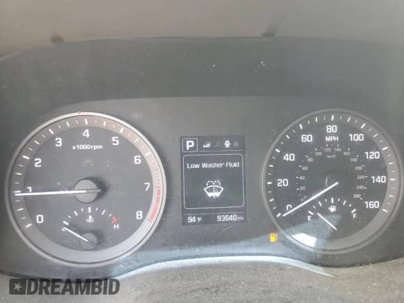 2017 Hyundai Tucson Value z VIN KM8J3CA29HU550150, wystawiony jako Copart lot #59811605 z przebiegiem 93 640 mil mil oraz Szkoda całkowita • Salvage title. Historia ofert i sprzedaży dostępna na DreamBid. Obrazek 9.