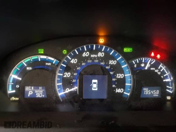 2012 Toyota Camry XLE with VIN 4T1BD1FK2CU030234, listed as a Copart auction lot 90690315 with 195,458 mi miles and Clean title. Bid and sale history available at DreamBid. Image 9.