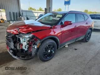 2021 Chevrolet Blazer LT с VIN 3GNKBCRS0MS518012, выставлен на аукционе Copart как лот 68749415 с пробегом 52 260 миль миль и Списание • Salvage title. История ставок и продаж доступна на DreamBid. Изображение 1.