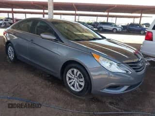 2013 Hyundai Sonata GLS with VIN 5NPEB4AC5DH592598, listed as a IAAI auction lot 43145873 with 202,372 mi miles and . Bid and sale history available at DreamBid. Image 1.
