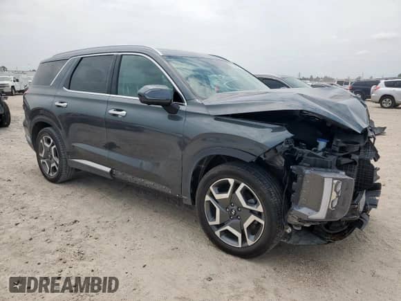 2023 Hyundai Palisade Limited with VIN KM8R54GE3PU586287, listed as a Copart auction lot 66697445 with 34,394 mi miles and Salvage title. Bid and sale history available at DreamBid. Image 4.