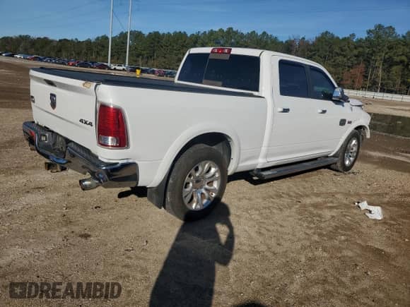 2013 Ram 1500 Longhorn with VIN 1C6RR7WTXDS663083, listed as a Copart auction lot 83121184 with 224,052 mi miles and Salvage title. Bid and sale history available at DreamBid. Image 3.