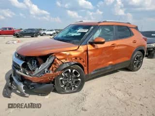 2022 Chevrolet TrailBlazer LT with VIN KL79MPSL2NB017578, listed as a Copart auction lot 80643905 with 16,644 mi miles and Salvage title. Bid and sale history available at DreamBid. Image 1.