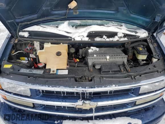 2000 Chevrolet Express Cargo YF7 with VIN 1GBFG15R0Y1276322, listed as a Copart auction lot 41976795 with 164,527 mi miles and Salvage title. Bid and sale history available at DreamBid. Image 14.