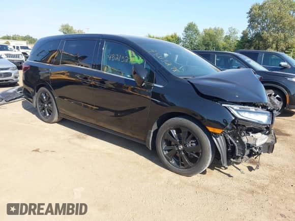 2024 Honda Odyssey Sport z VIN 5FNRL6H73RB004576, wystawiony jako IAAI lot #43213278 z przebiegiem 28 035 mil mil oraz . Historia ofert i sprzedaży dostępna na DreamBid. Obrazek 1.