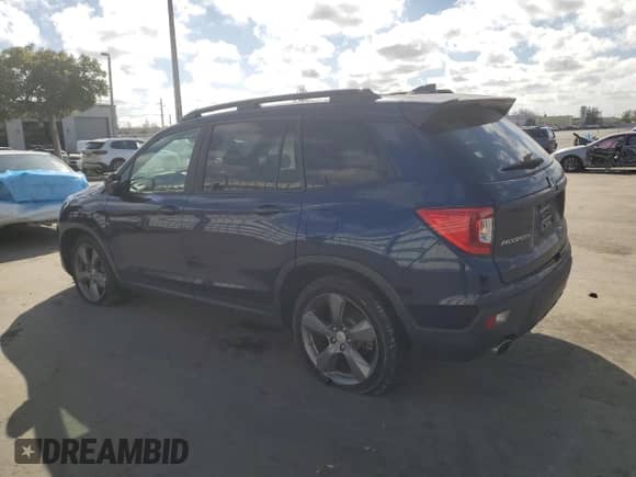 2020 Honda Passport Touring with VIN 5FNYF7H94LB000182, listed as a Copart auction lot 42665365 with 58,051 mi miles and Salvage title. Bid and sale history available at DreamBid. Image 2.