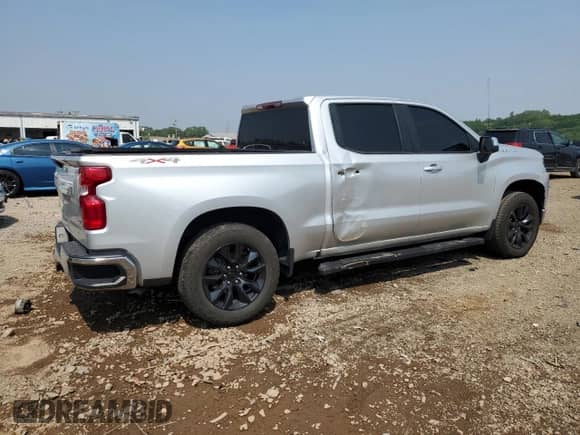 2022 Chevrolet Silverado 1500 LT with VIN 3GCPYJEK5NG187732, listed as a Copart auction lot 64291225 with 56,096 mi miles and Salvage title. Bid and sale history available at DreamBid. Image 3.