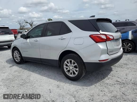 2020 Chevrolet Equinox LS with VIN 3GNAXHEV4LS607476, listed as a Copart auction lot 81602335 with 71,526 mi miles and Non repairable. Bid and sale history available at DreamBid. Image 2.