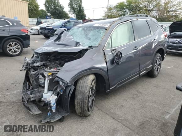 2021 Subaru Forester Limited with VIN JF2SKASC1MH571800, listed as a Copart auction lot 84799485 with Not provided miles and Salvage title. Bid and sale history available at DreamBid. Image 1.