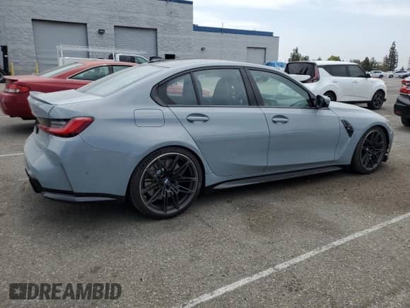 2021 BMW M3 с VIN WBS53AY04MFL48595, выставлен на аукционе Copart как лот 62152185 с пробегом 25 200 миль миль и Списание • Salvage title. История ставок и продаж доступна на DreamBid. Изображение 3.