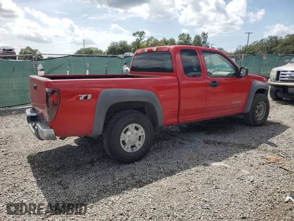 2004 Chevrolet Colorado Z71 with VIN 1GCDS198948140775, listed as a Copart auction lot 73435794 with 74,796 mi miles and Salvage title. Bid and sale history available at DreamBid. Image 3.
