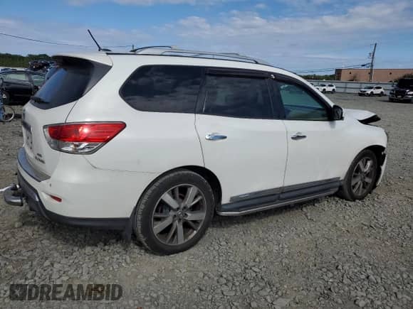 2013 Nissan Pathfinder SL with VIN 5N1AR2MM7DC681194, listed as a Copart auction lot 68459455 with 97,280 mi miles and Salvage title. Bid and sale history available at DreamBid. Image 3.