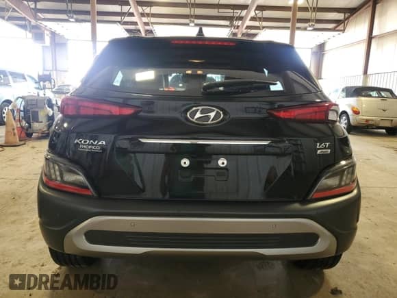 2023 Hyundai Kona Limited с VIN KM8K5CA33PU043167, выставлен на аукционе Copart как лот 61978855 с пробегом 18 495 миль миль и Списание • Salvage title. История ставок и продаж доступна на DreamBid. Изображение 6.