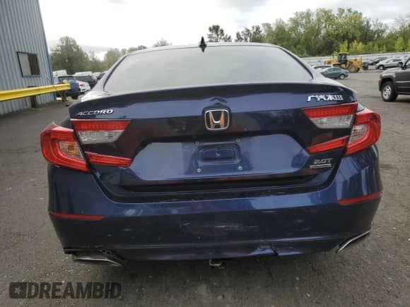 2019 Honda Accord Touring with VIN 1HGCV2F99KA021136, listed as a Copart auction lot 80321885 with 73,044 mi miles and Salvage title. Bid and sale history available at DreamBid. Image 6.