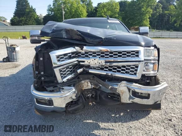 2015 Chevrolet Silverado 1500 LT with VIN 3GCUKREC9FG233933, listed as a Copart auction lot 55285855 with Not provided miles and Salvage title. Bid and sale history available at DreamBid. Image 5.