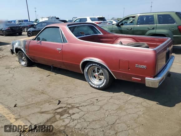 1979 Chevrolet El Camino с VIN 1W80J9K525072, выставлен на аукционе Copart как лот 68811314 с пробегом Не указан миль и Чистый • Clean title. История ставок и продаж доступна на DreamBid. Изображение 2.
