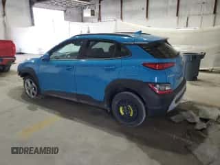 2022 Hyundai Kona SEL z VIN KM8K32AB6NU894772, wystawiony jako Copart lot #61062565 z przebiegiem 13 683 mil mil oraz Nie do naprawy • Non repairable. Historia ofert i sprzedaży dostępna na DreamBid. Obrazek 2.