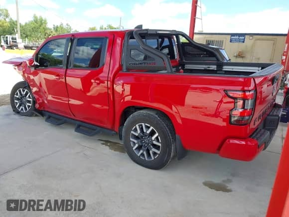 2022 Nissan Frontier S with VIN 1N6ED1EJ1NN671363, listed as a IAAI auction lot 43117903 with 53,112 mi miles and . Bid and sale history available at DreamBid. Image 3.