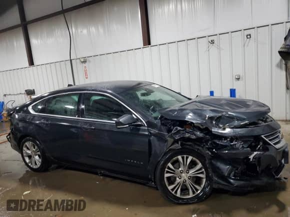 2014 Chevrolet Impala LT with VIN 2G1125S39E9117035, listed as a Copart auction lot 86670575 with 83,389 mi miles and Salvage title. Bid and sale history available at DreamBid. Image 4.