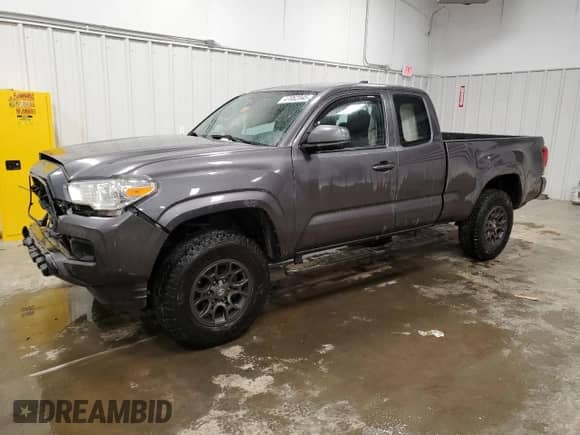 2018 Toyota Tacoma SR with VIN 5TFSX5EN4JX062063, listed as a Copart auction lot 47062045 with 96,087 mi miles and Salvage title. Bid and sale history available at DreamBid. Image 1.
