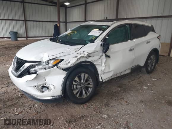 2017 Nissan Murano S z VIN 5N1AZ2MG0HN105354, wystawiony jako IAAI lot #43384198 z przebiegiem 125 757 mil mil oraz . Historia ofert i sprzedaży dostępna na DreamBid. Obrazek 2.