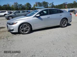 2021 Chevrolet Malibu LT with VIN 1G1ZD5ST1MF074572, listed as a Copart auction lot 84472995 with 71,471 mi miles and Salvage title. Bid and sale history available at DreamBid. Image 1.