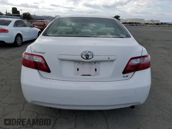 2007 Toyota Camry CE with VIN JTNBE46K973032833, listed as a Copart auction lot 86185165 with 226,977 mi miles and Salvage title. Bid and sale history available at DreamBid. Image 6.