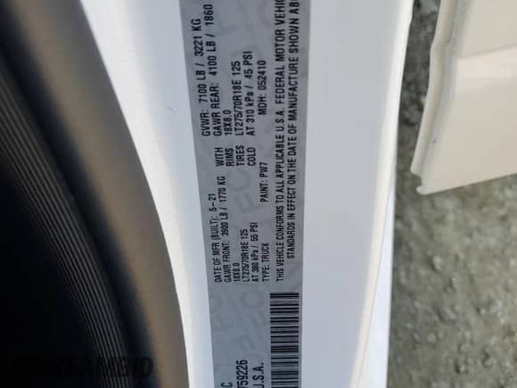 2021 Ram 1500 Rebel z VIN 1C6SRFLT6MN759226, wystawiony jako Copart lot #67418755 z przebiegiem 59 174 mil mil oraz Szkoda całkowita • Salvage title. Historia ofert i sprzedaży dostępna na DreamBid. Obrazek 13.