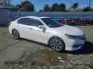 2016 Honda Accord EX-L with VIN 1HGCR3F00GA005376, listed as a Copart auction lot 85757265 with 45,299 mi miles and Salvage title. Bid and sale history available at DreamBid. Image 4.