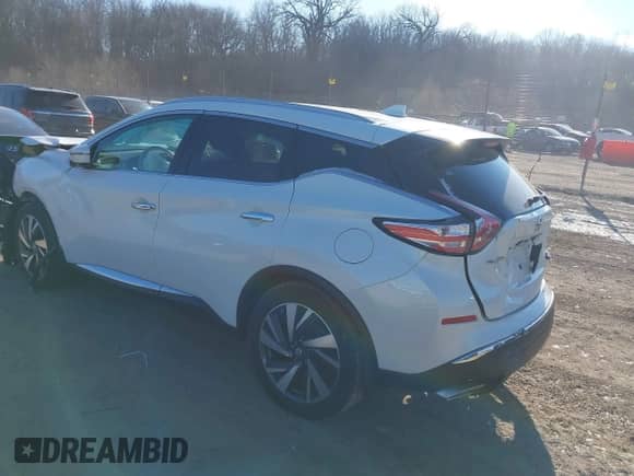 2016 Nissan Murano S с VIN 5N1AZ2MH1GN144560, выставлен на аукционе IAAI как лот 41230648 с пробегом 61 800 миль миль и . История ставок и продаж доступна на DreamBid. Изображение 3.