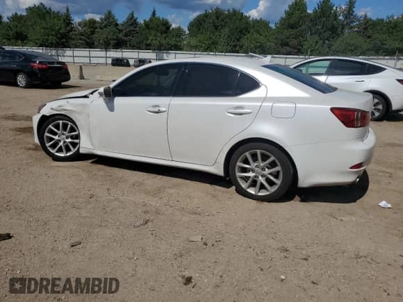 2012 Lexus IS 250 z VIN JTHCF5C22C5060017, wystawiony jako Copart lot #69809215 z przebiegiem 150 225 mil mil oraz Szkoda całkowita • Salvage title. Historia ofert i sprzedaży dostępna na DreamBid. Obrazek 2.