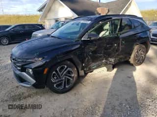 2025 Hyundai Tucson Limited с VIN KM8JEDD11SU366573, выставлен на аукционе Copart как лот 80168525 с пробегом 4 157 миль миль и Списание • Salvage title. История ставок и продаж доступна на DreamBid. Изображение 1.