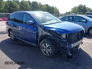 2019 Nissan Pathfinder SL with VIN 5N1DR2MNXKC591301, listed as a IAAI auction lot 43363293 with 160,969 mi miles and . Bid and sale history available at DreamBid. Image 1.