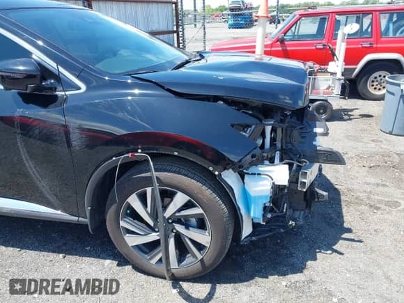 2023 Nissan Murano SL with VIN 5N1AZ2CJ2PC124155, listed as a IAAI auction lot 42122916 with 7,189 mi miles and . Bid and sale history available at DreamBid. Image 19.