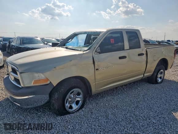 2011 Ram 1500 ST with VIN 1D7RB1GP9BS587063, listed as a Copart auction lot 69419495 with Not provided miles and Salvage title. Bid and sale history available at DreamBid. Image 1.